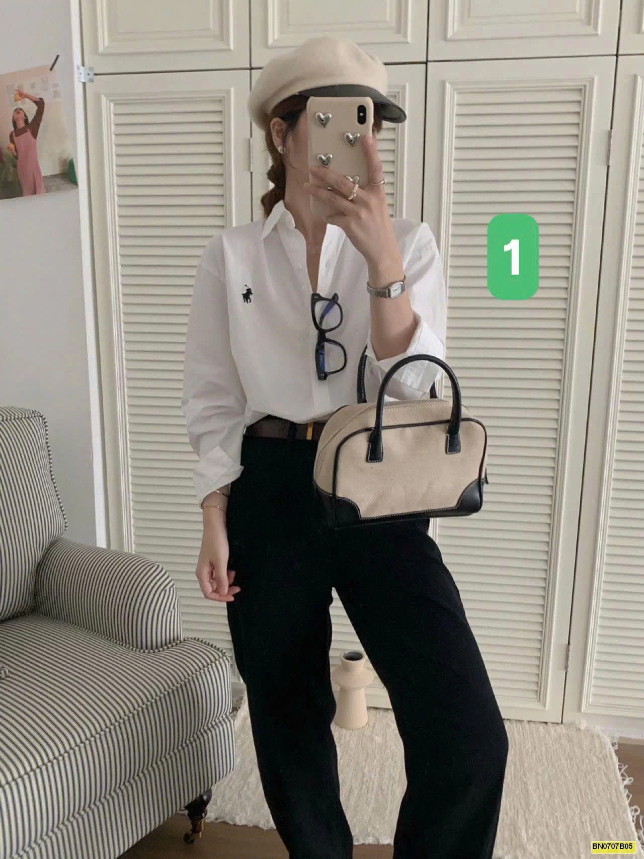 ÁO SƠ MI NỮ THÊU NGỰA