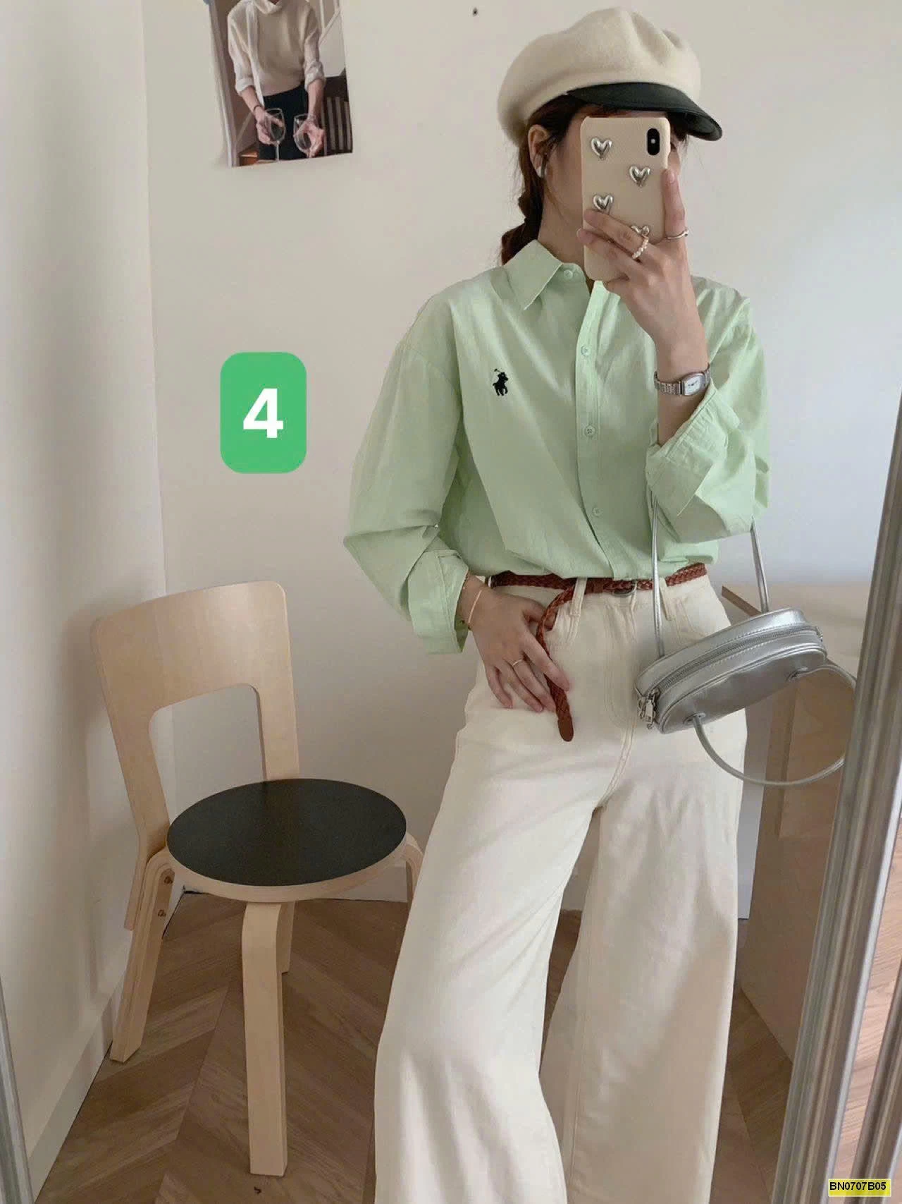 ÁO SƠ MI NỮ THÊU NGỰA