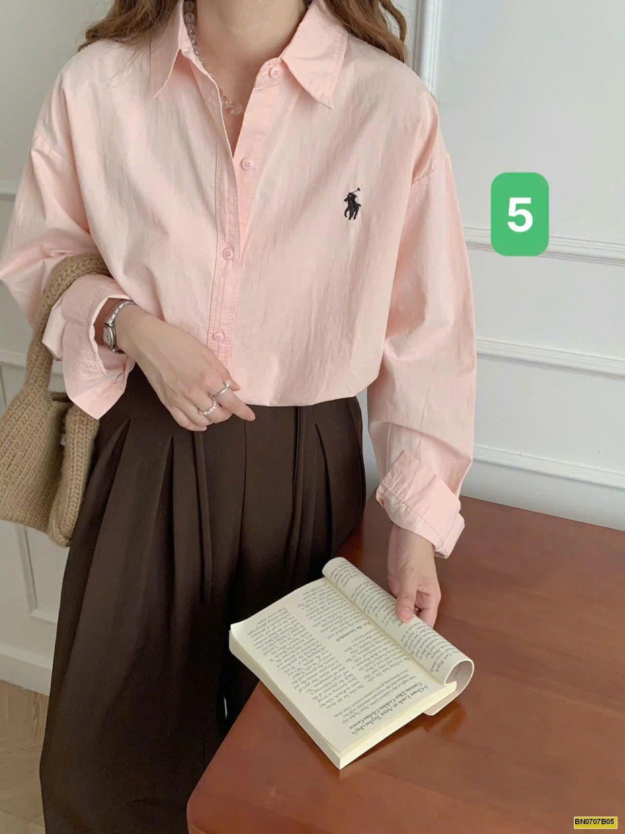 ÁO SƠ MI NỮ THÊU NGỰA