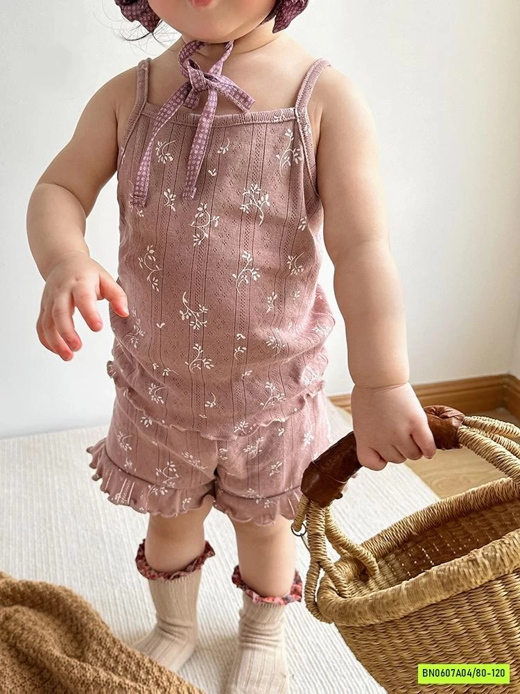 BỘ COTTON GIẤY VIỀN BÈO 2 DÂY