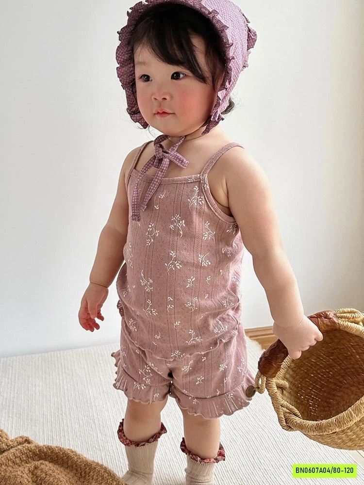 BỘ COTTON GIẤY VIỀN BÈO 2 DÂY