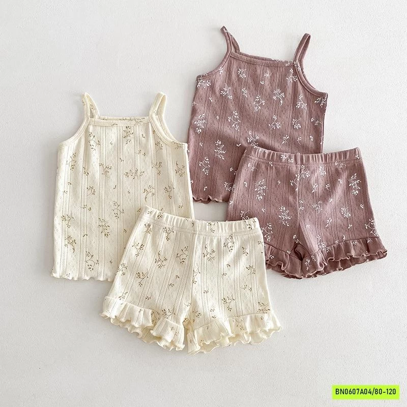 BỘ COTTON GIẤY VIỀN BÈO 2 DÂY