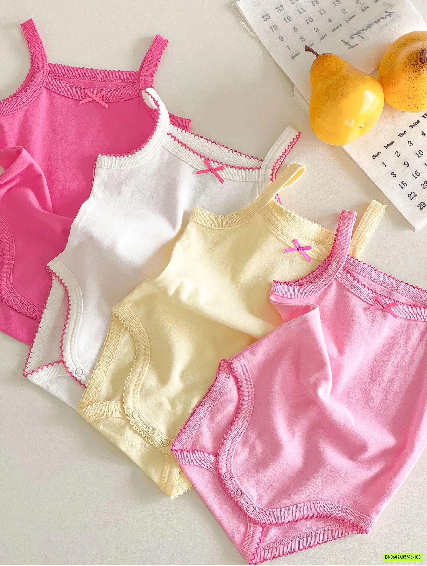 BODY 2 DÂY COTTON GIẤY TRƠN MÀU