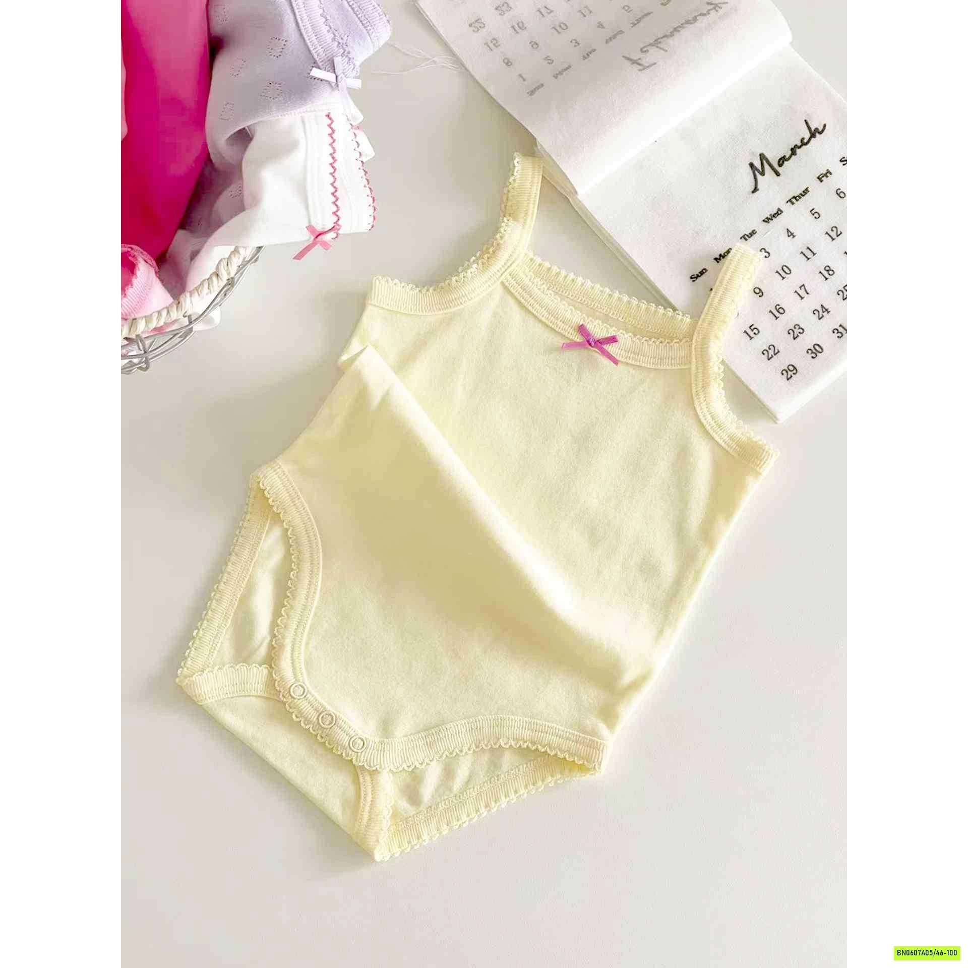 BODY 2 DÂY COTTON GIẤY TRƠN MÀU