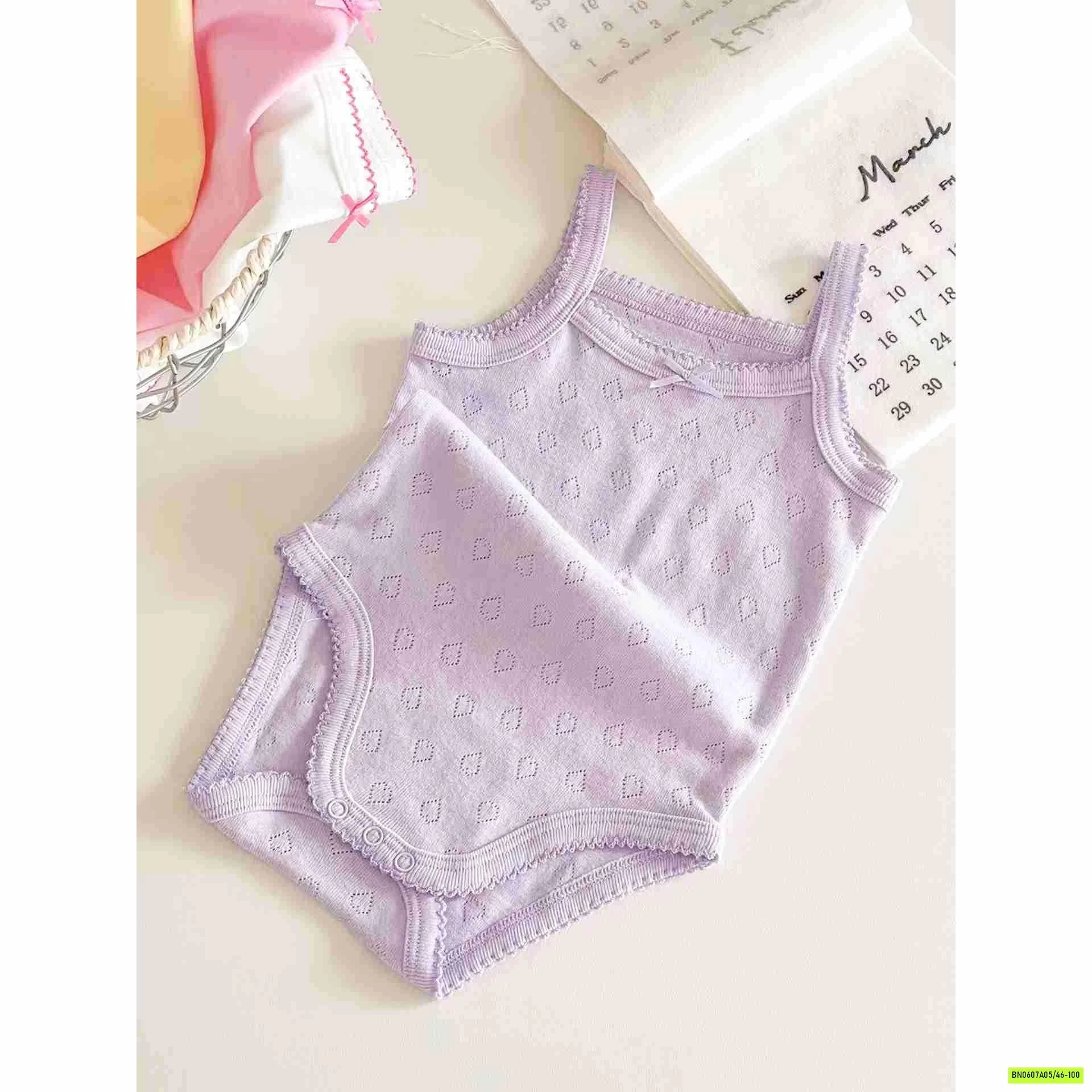 BODY 2 DÂY COTTON GIẤY TRƠN MÀU