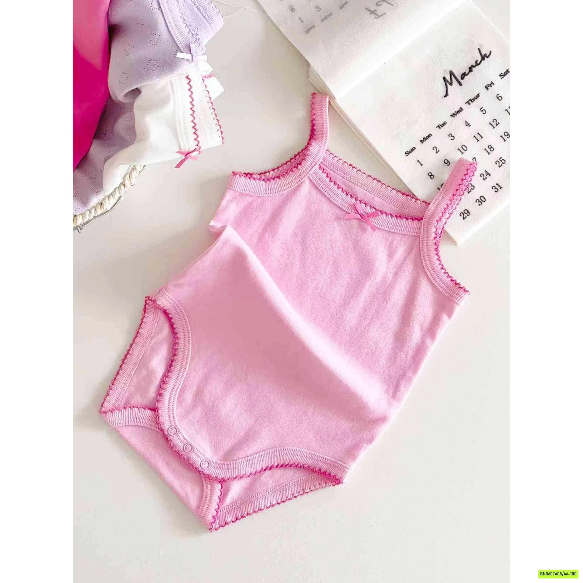 BODY 2 DÂY COTTON GIẤY TRƠN MÀU