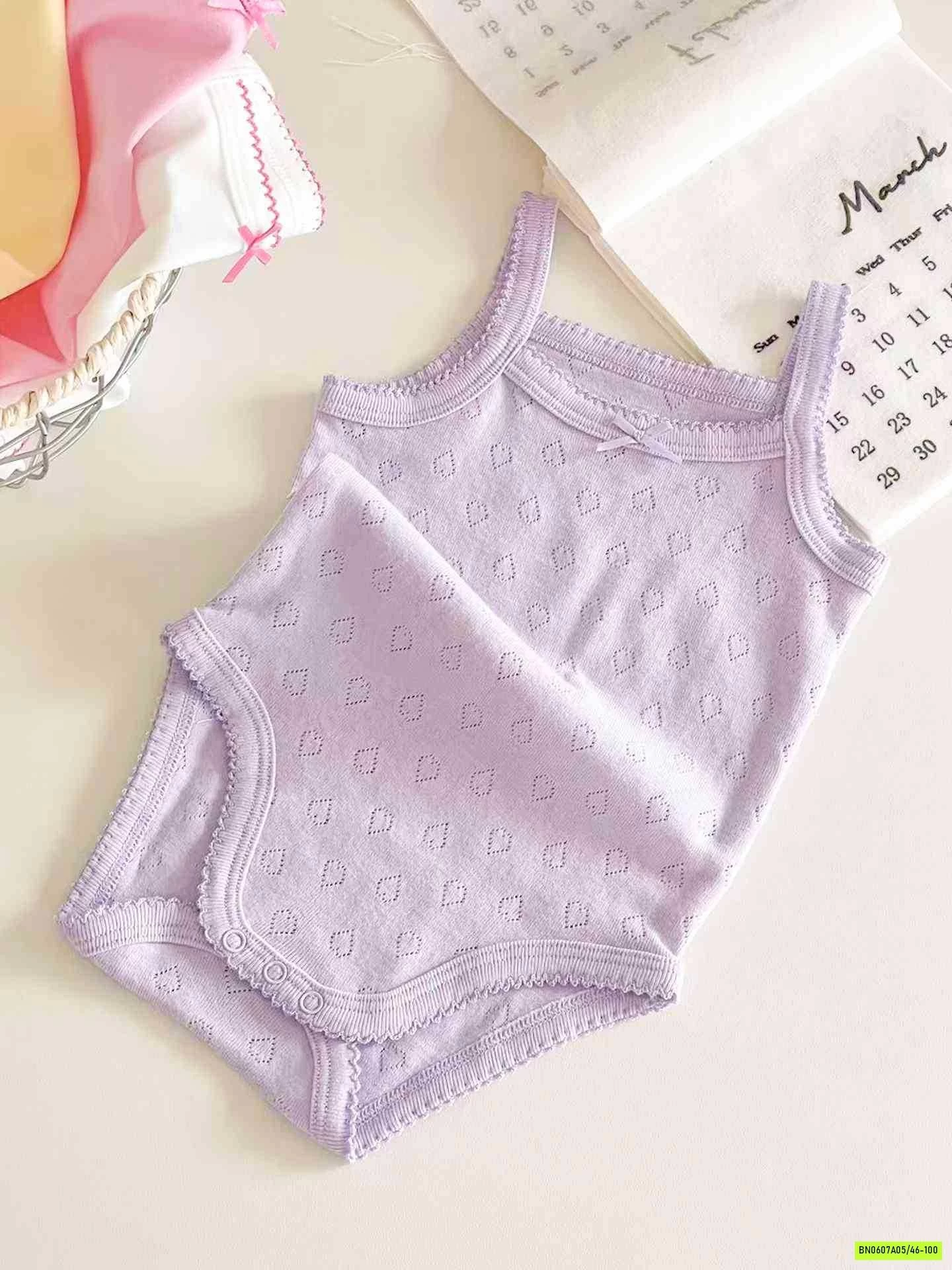 BODY 2 DÂY COTTON GIẤY TRƠN MÀU