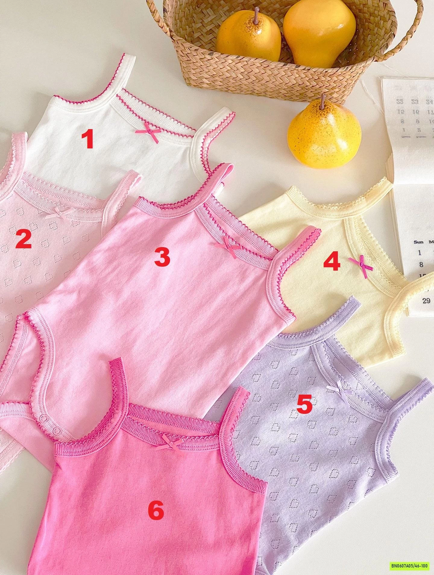 BODY 2 DÂY COTTON GIẤY TRƠN MÀU