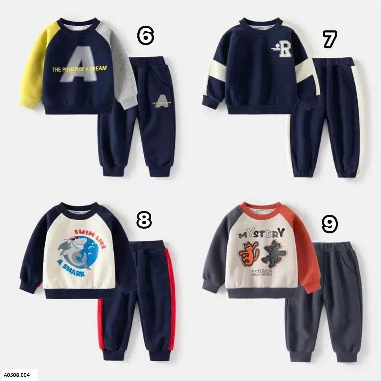 BST BỘ NỈ HÃNG WAPYPY