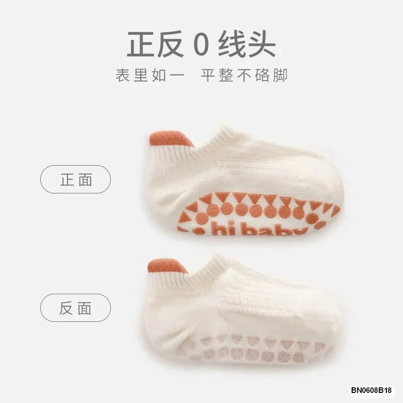 SÉT 3 đôi TẤT CHỐNG TRƯỢT DẠNG LƯỚI CHO BÉ