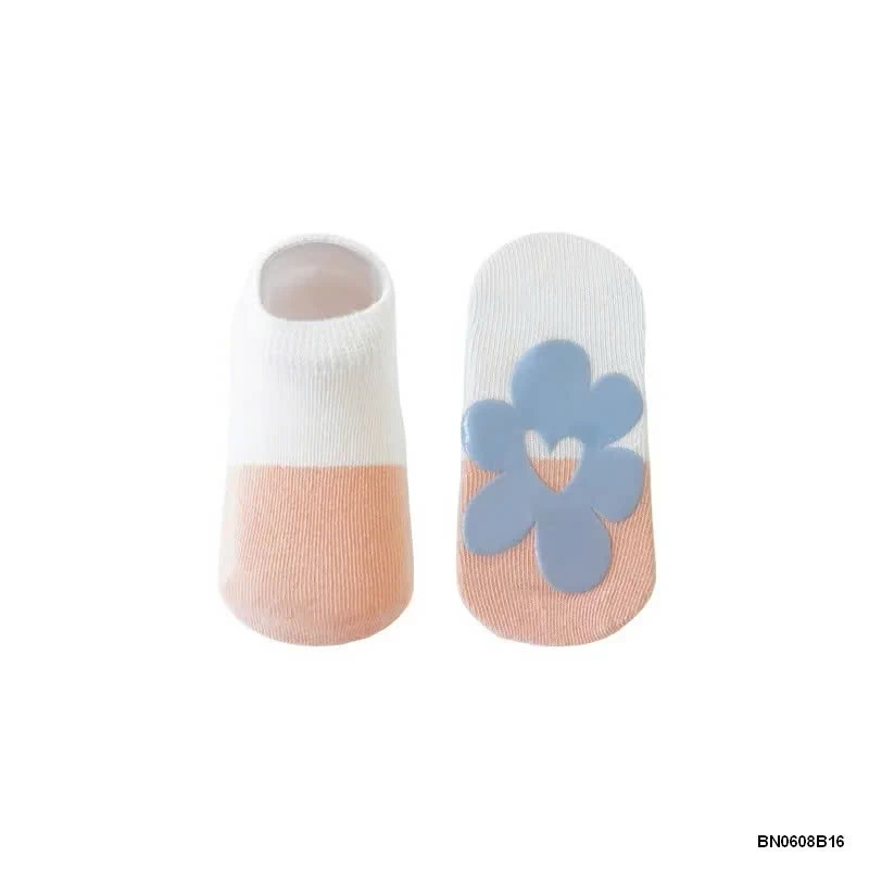 SÉT 5 Đ TẤT CHỐNG TRƯỢT ĐẾ HOA 2 MÀU