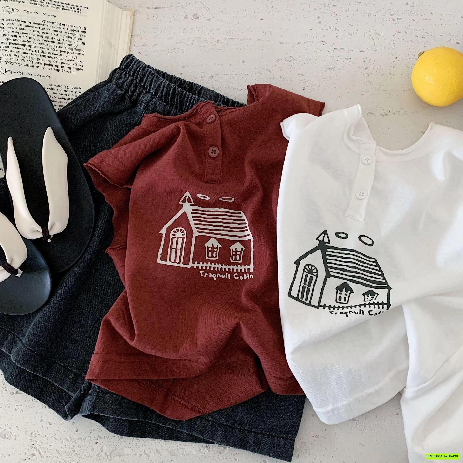 ÁO SÁT NÁCH IN HÌNH NGÔI NHÀ