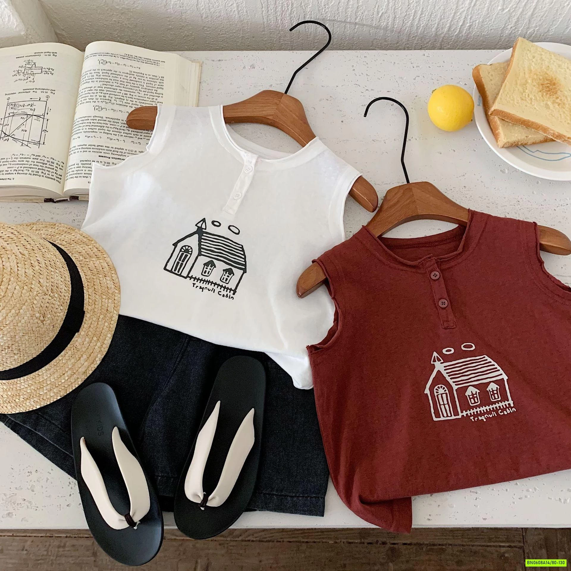 ÁO SÁT NÁCH IN HÌNH NGÔI NHÀ