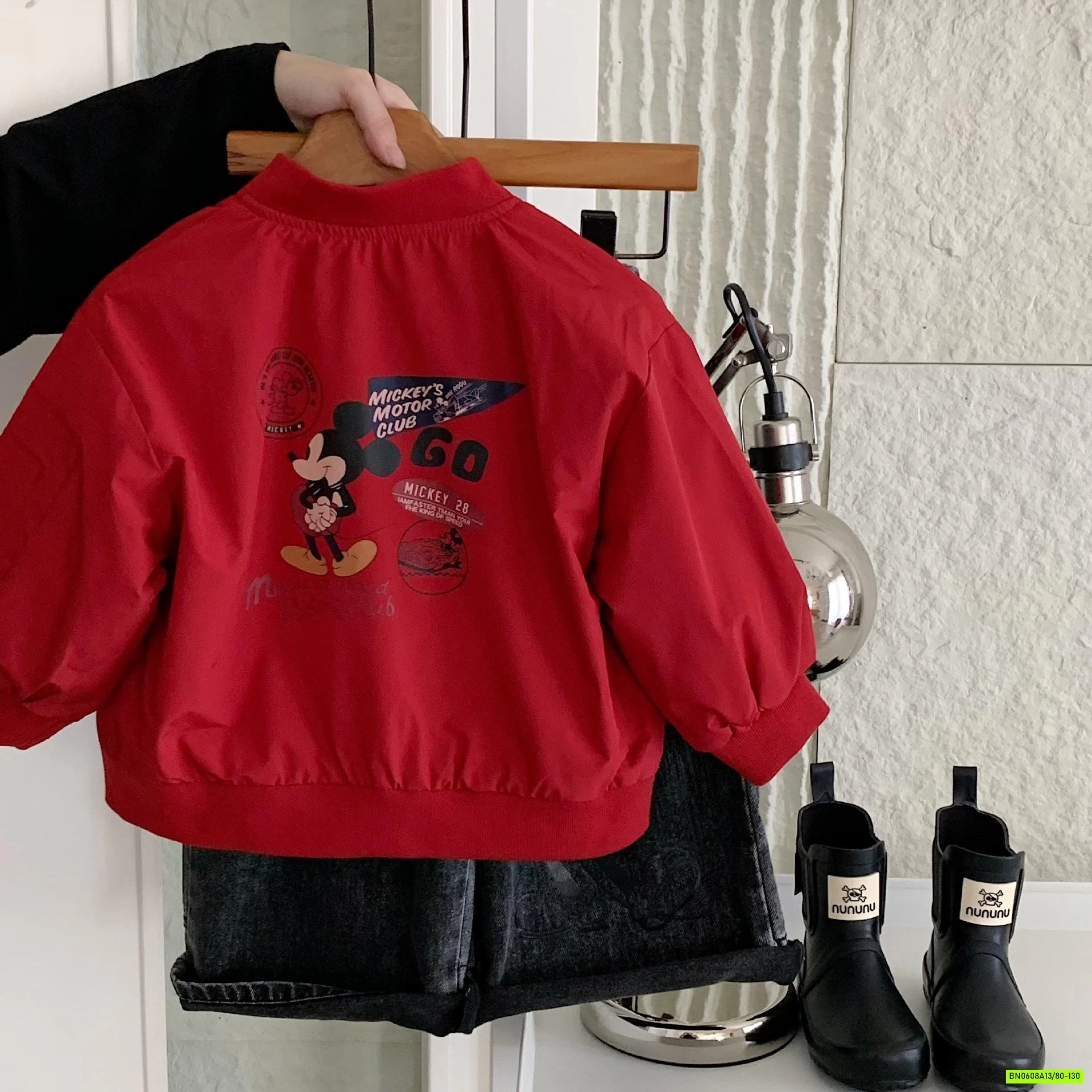 BOMBER GIÓ ĐỎ MICKEY