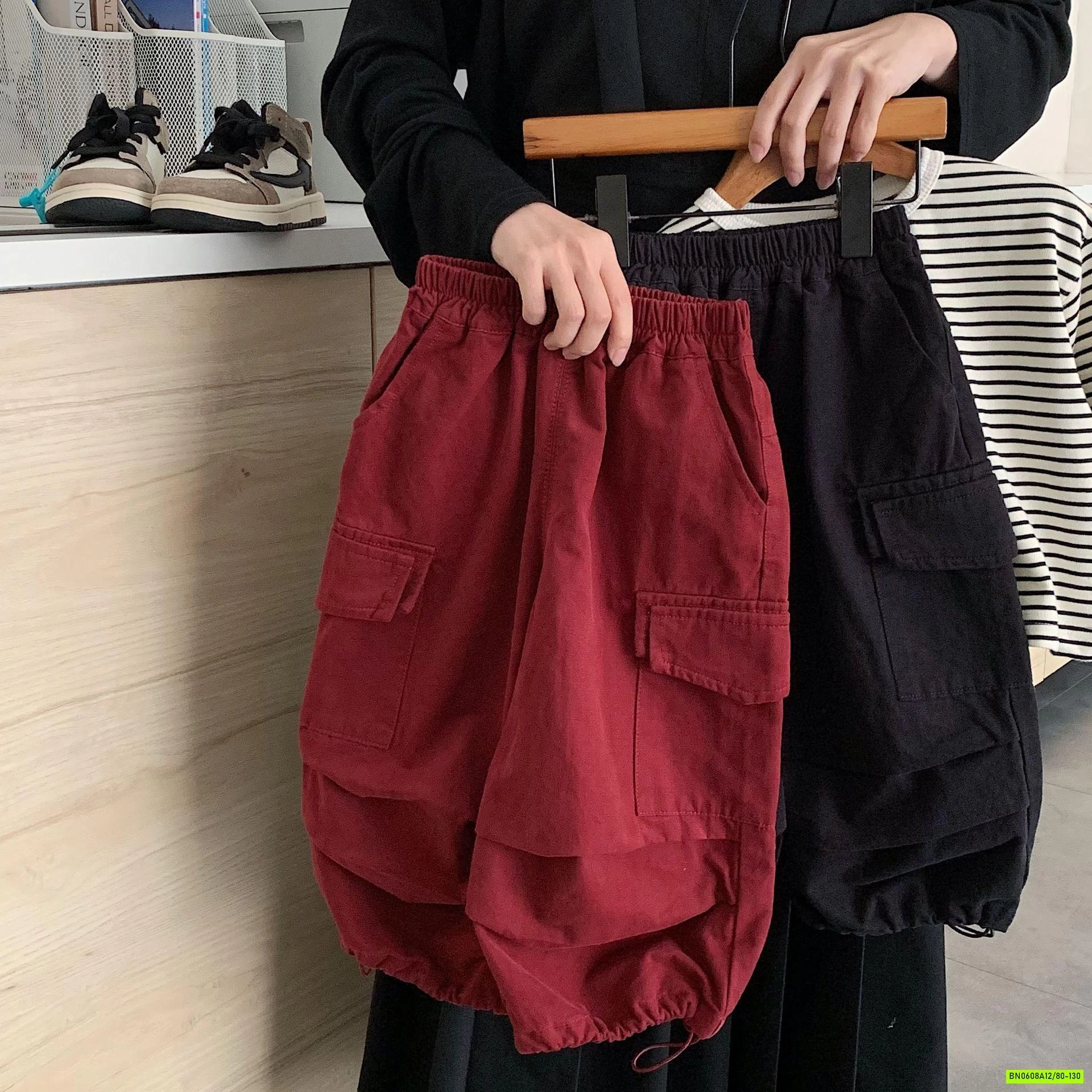 QUẦN BOM THÔ TÚI BÊN