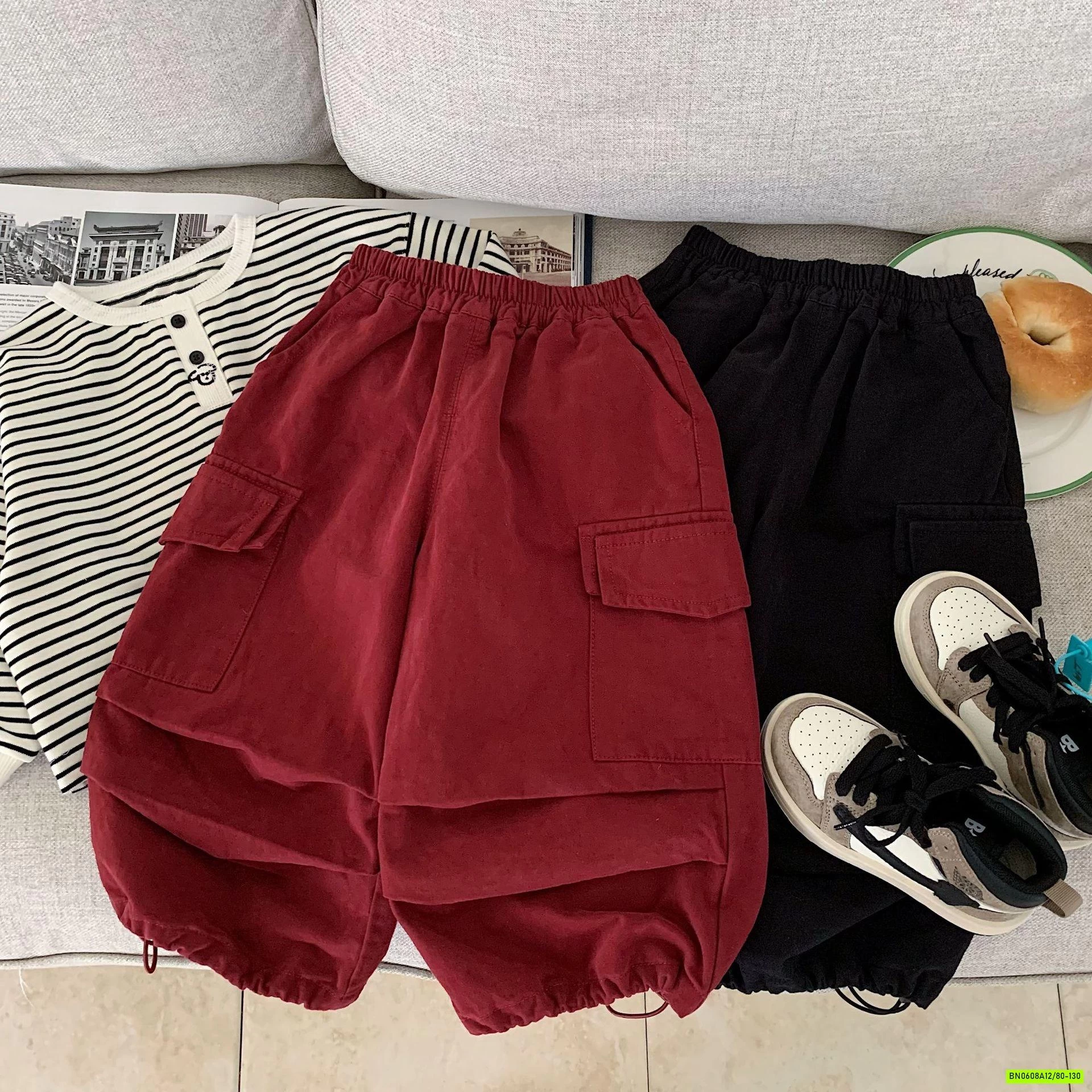 QUẦN BOM THÔ TÚI BÊN