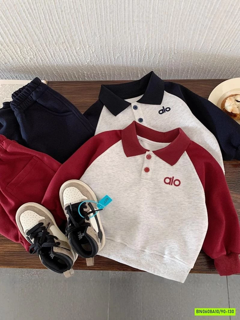 BỘ NỈ THỂ THAO PHỐI MÀU