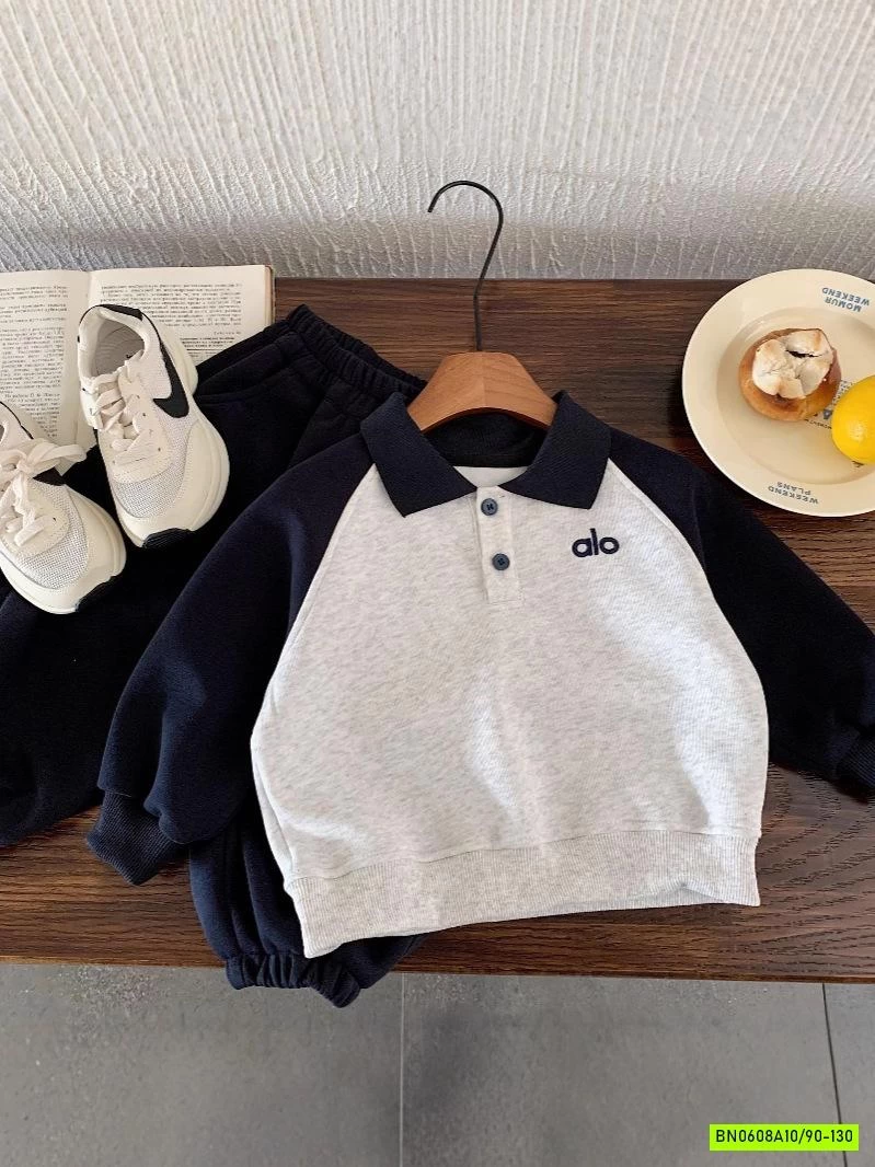 BỘ NỈ THỂ THAO PHỐI MÀU