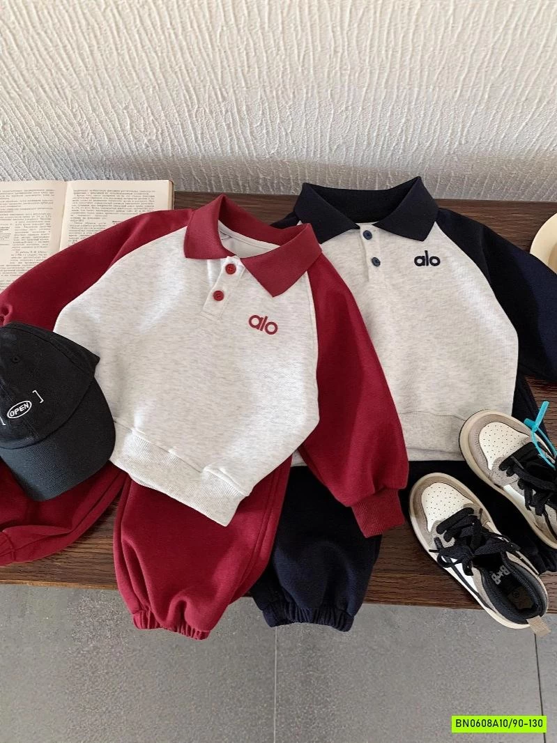 BỘ NỈ THỂ THAO PHỐI MÀU