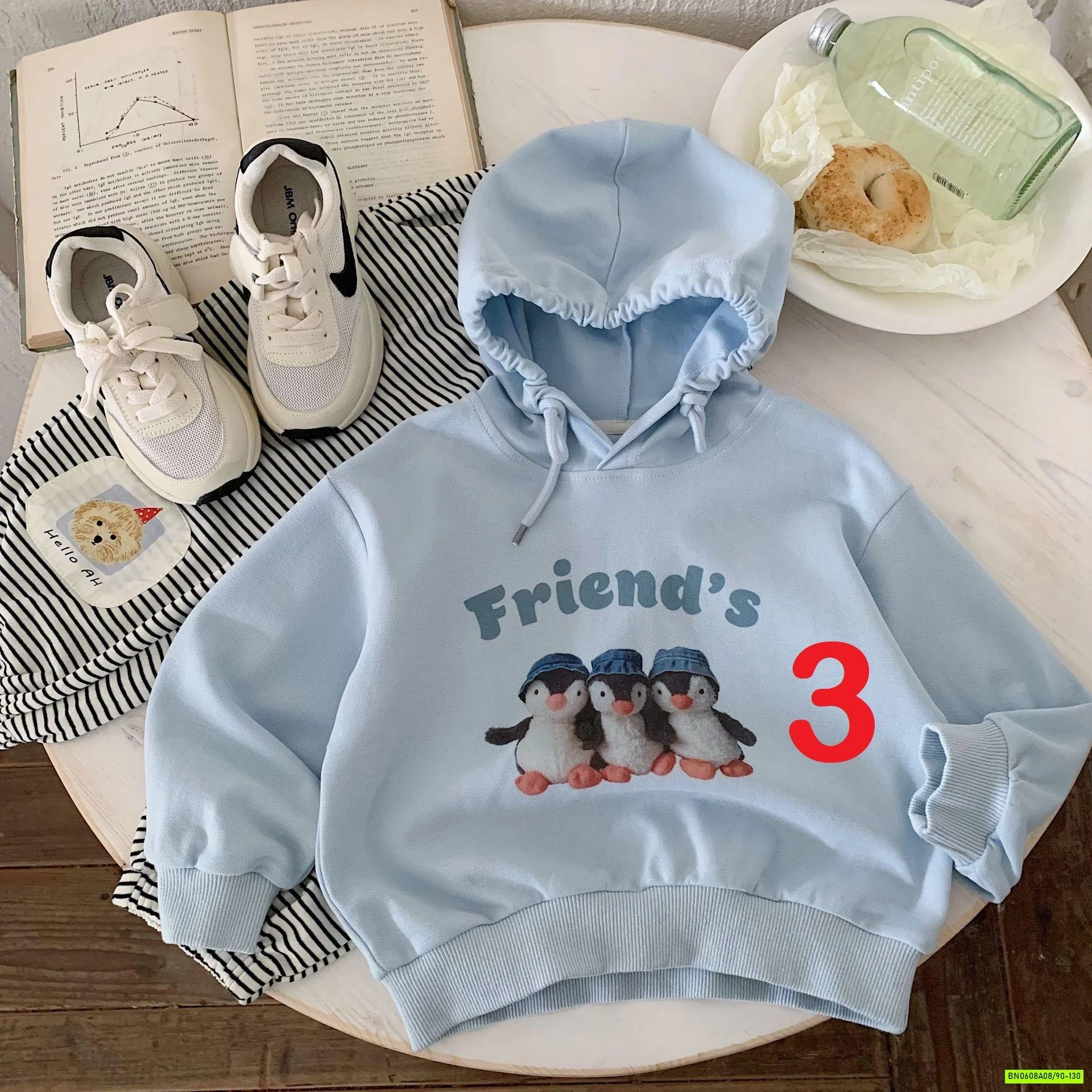 HOODIE GẤU CHO BÉ