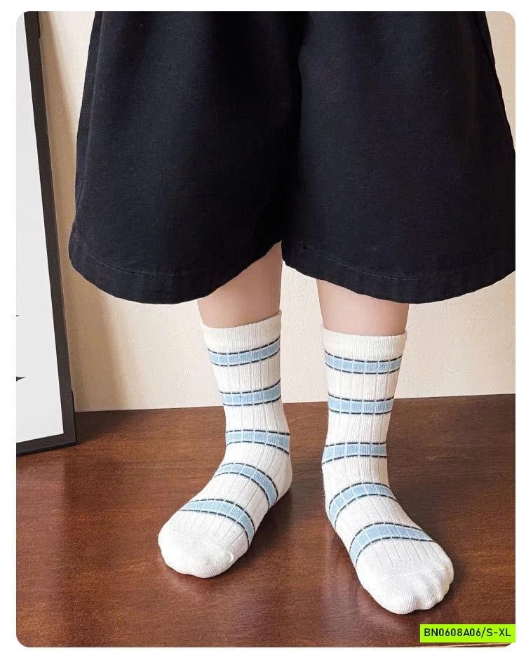 SET 5 ĐÔI TẤT CAO CỔ PHỐI HỌA TIẾT CHO BÉ