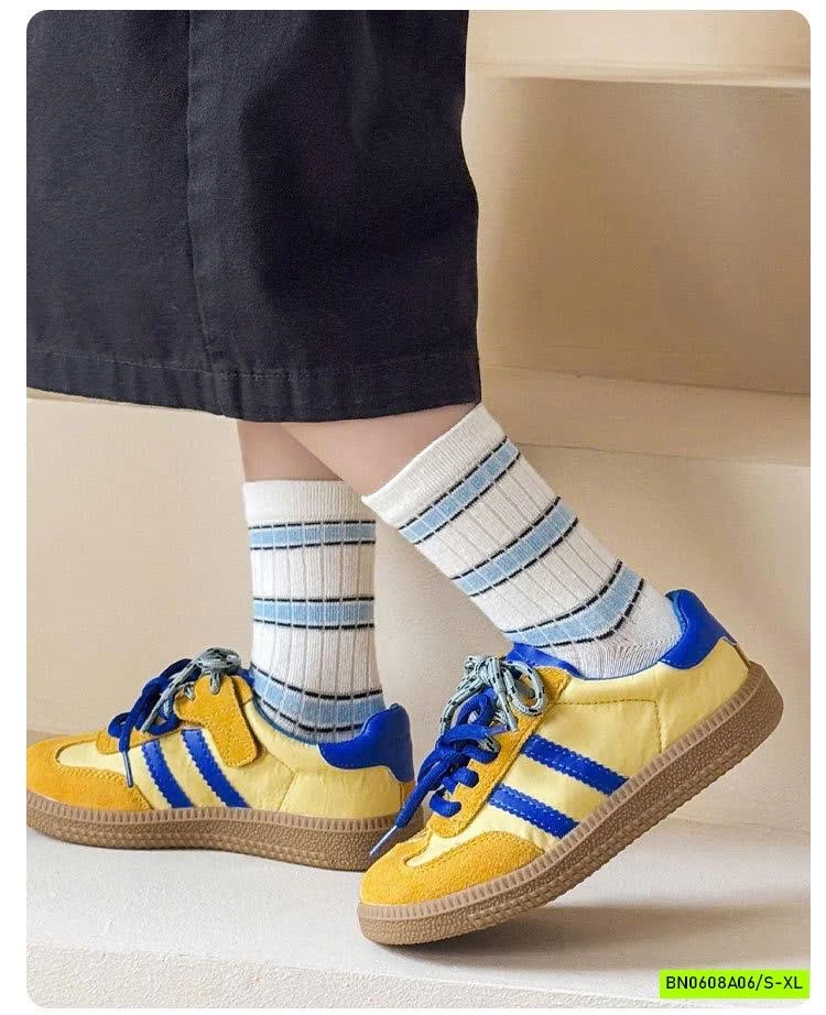 SET 5 ĐÔI TẤT CAO CỔ PHỐI HỌA TIẾT CHO BÉ