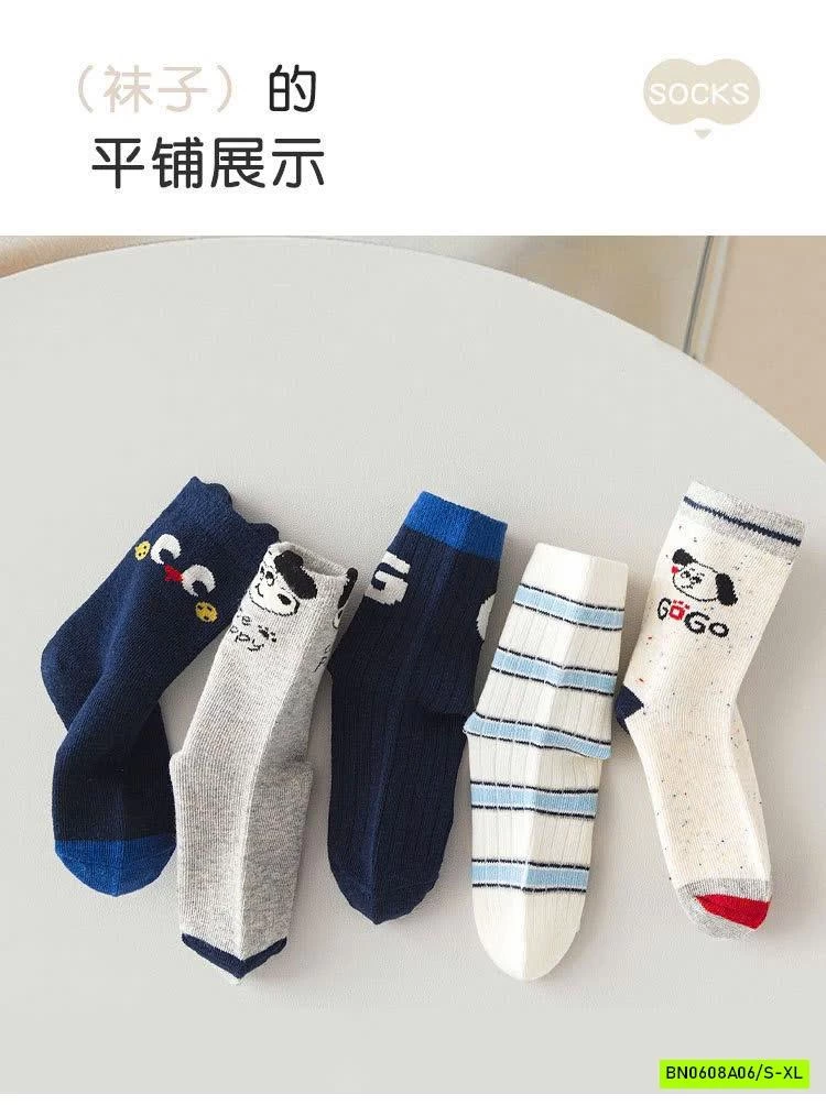 SET 5 ĐÔI TẤT CAO CỔ PHỐI HỌA TIẾT CHO BÉ