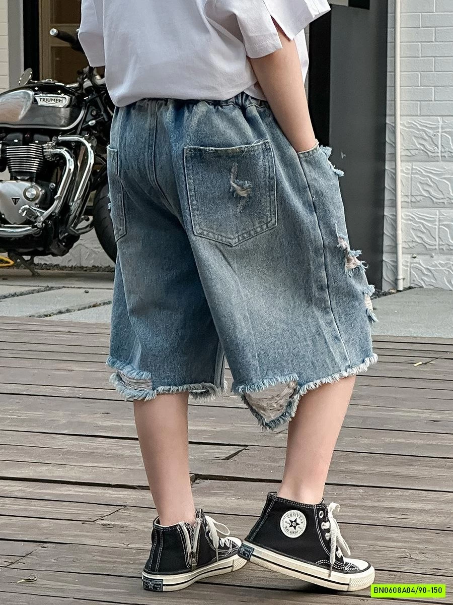 SHORT JEANS RÁCH