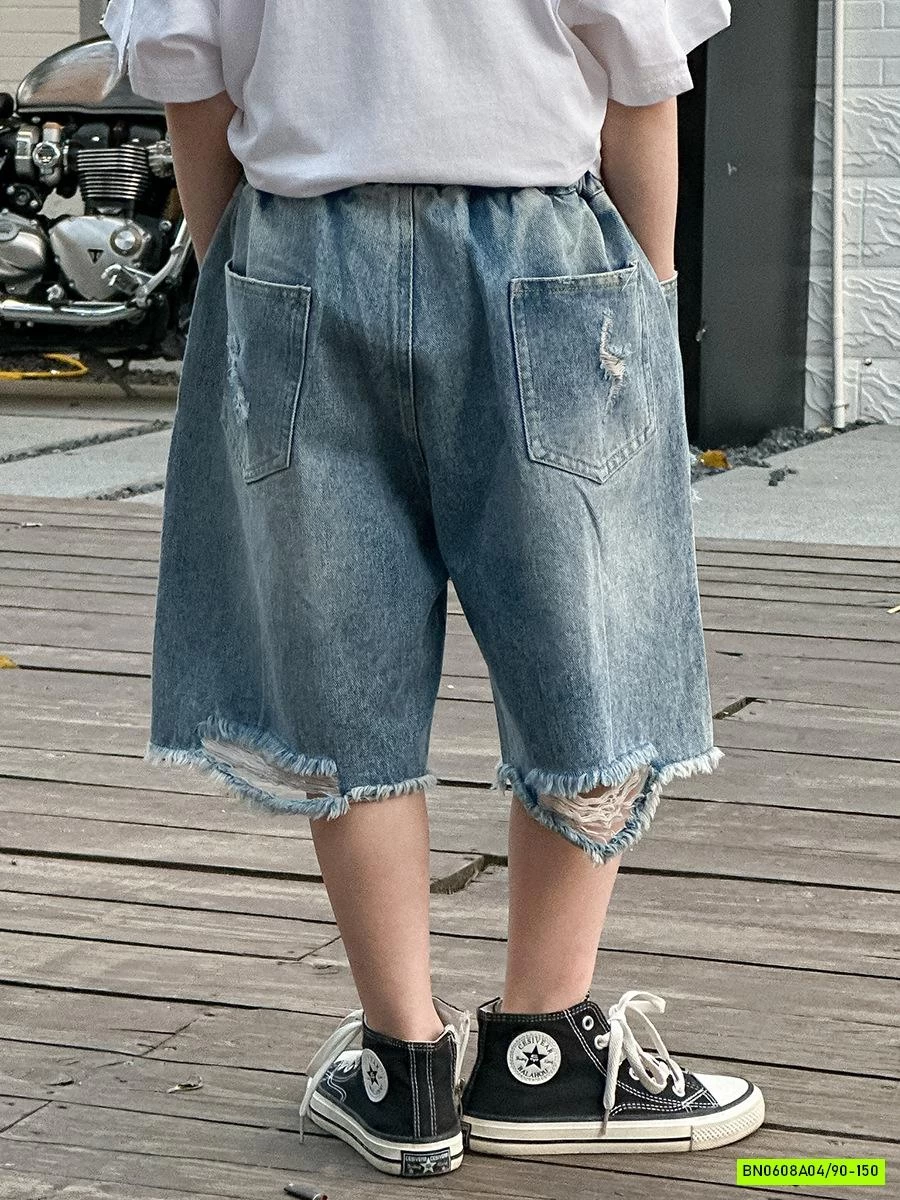 SHORT JEANS RÁCH