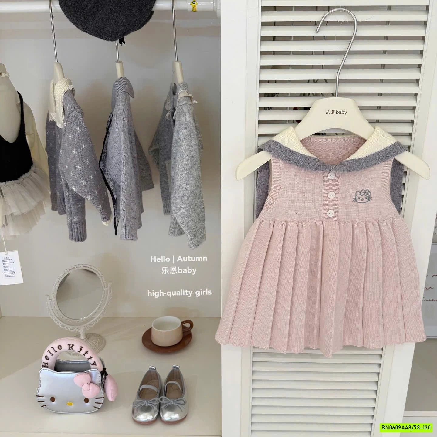 VÁY LEN KITTY XẾP LY