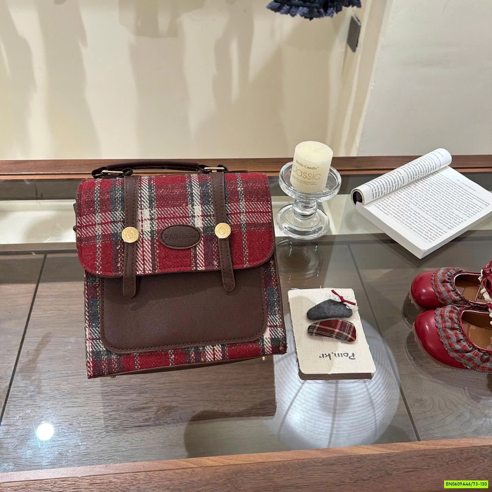 SÉT VÁY DẠ CARO ĐỎ