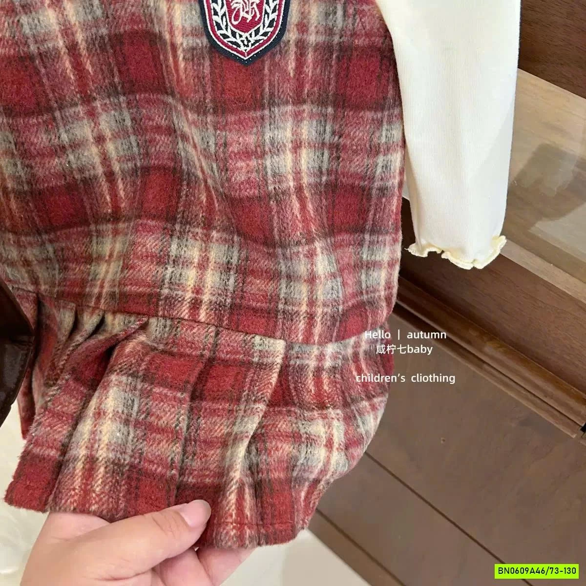 SÉT VÁY DẠ CARO ĐỎ