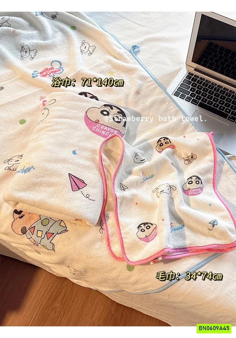 SÉT KHĂN TẮM + KHĂN MẶT SHIN