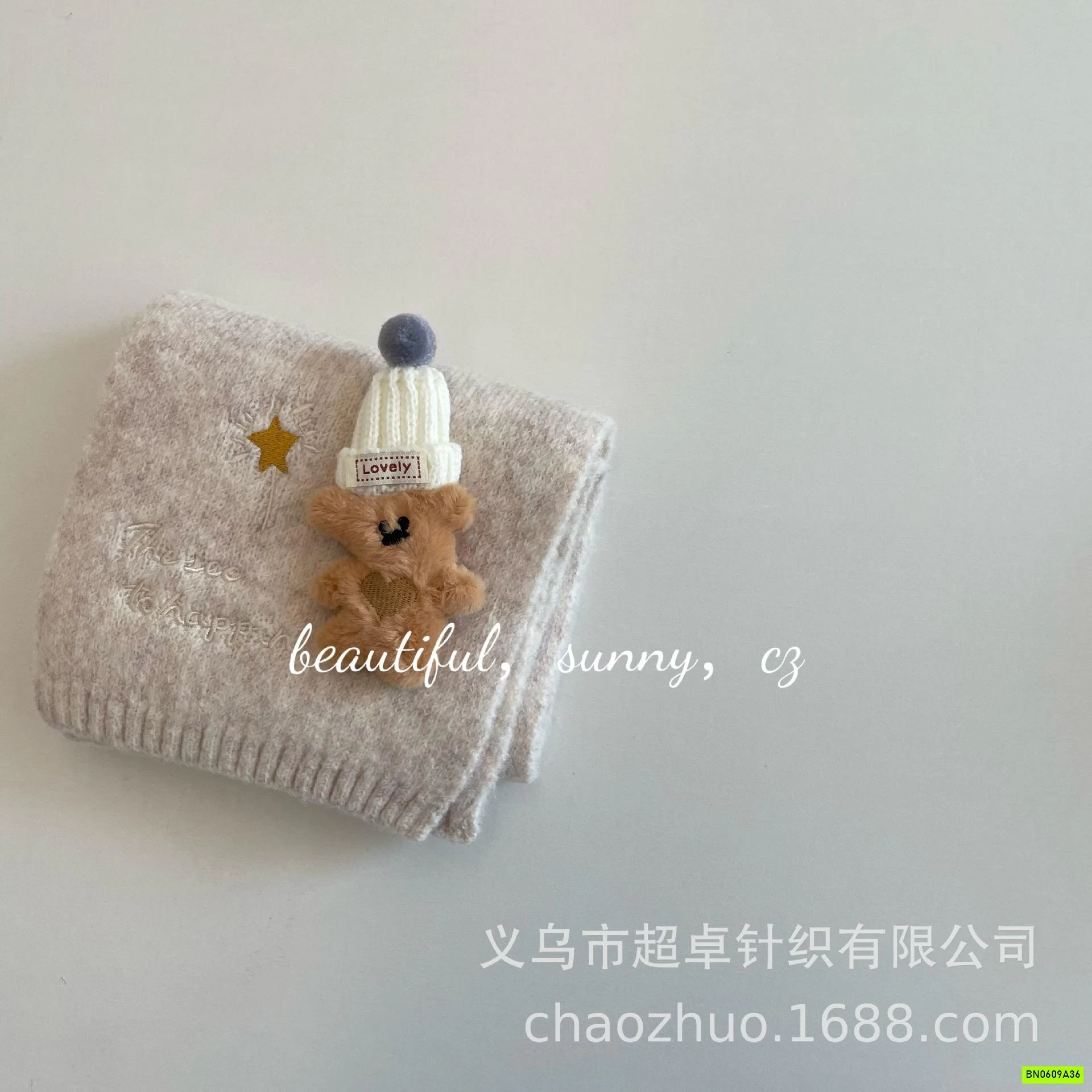 KHĂN LEN GẮN GẤU