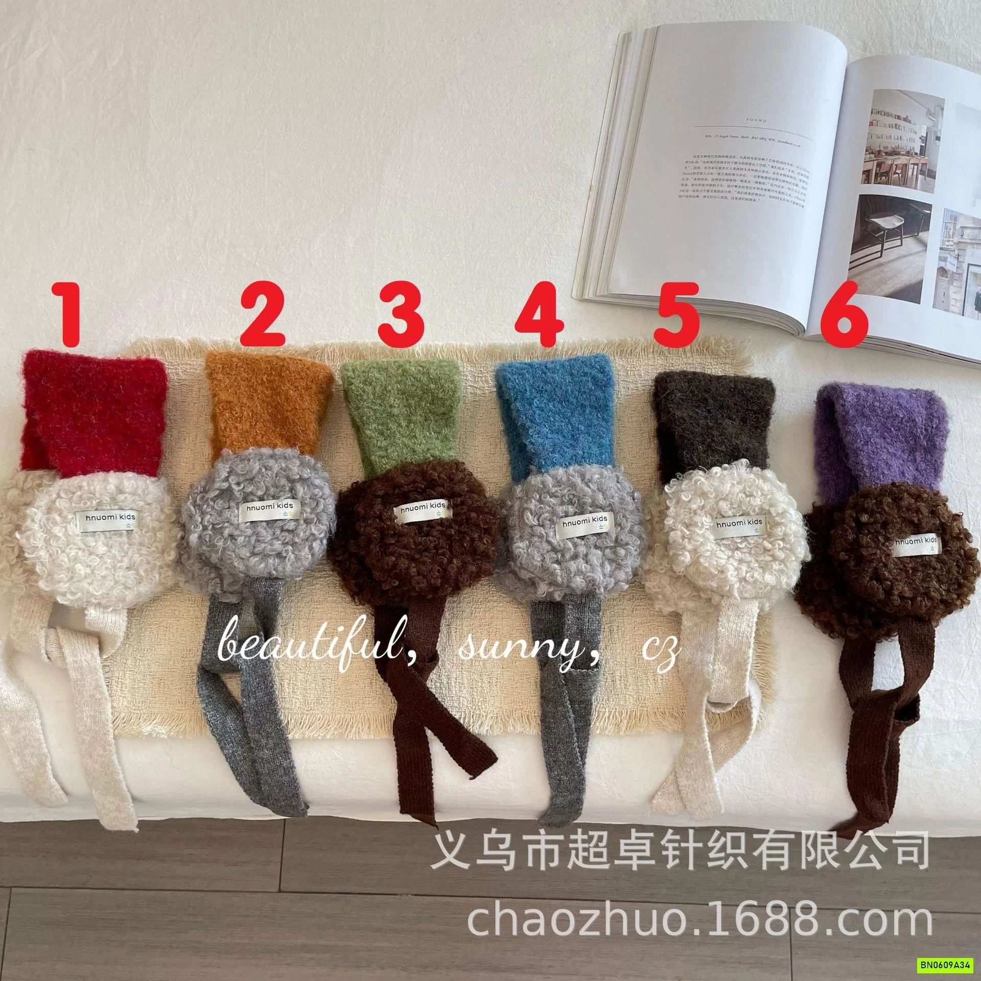 BỊT TAI LEN PHỐI MÀU