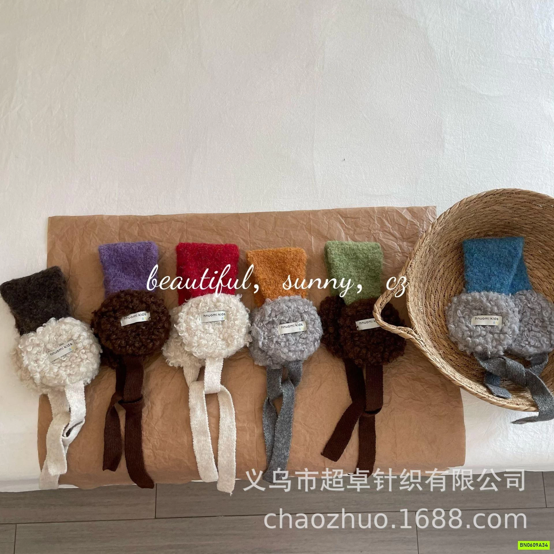 BỊT TAI LEN PHỐI MÀU