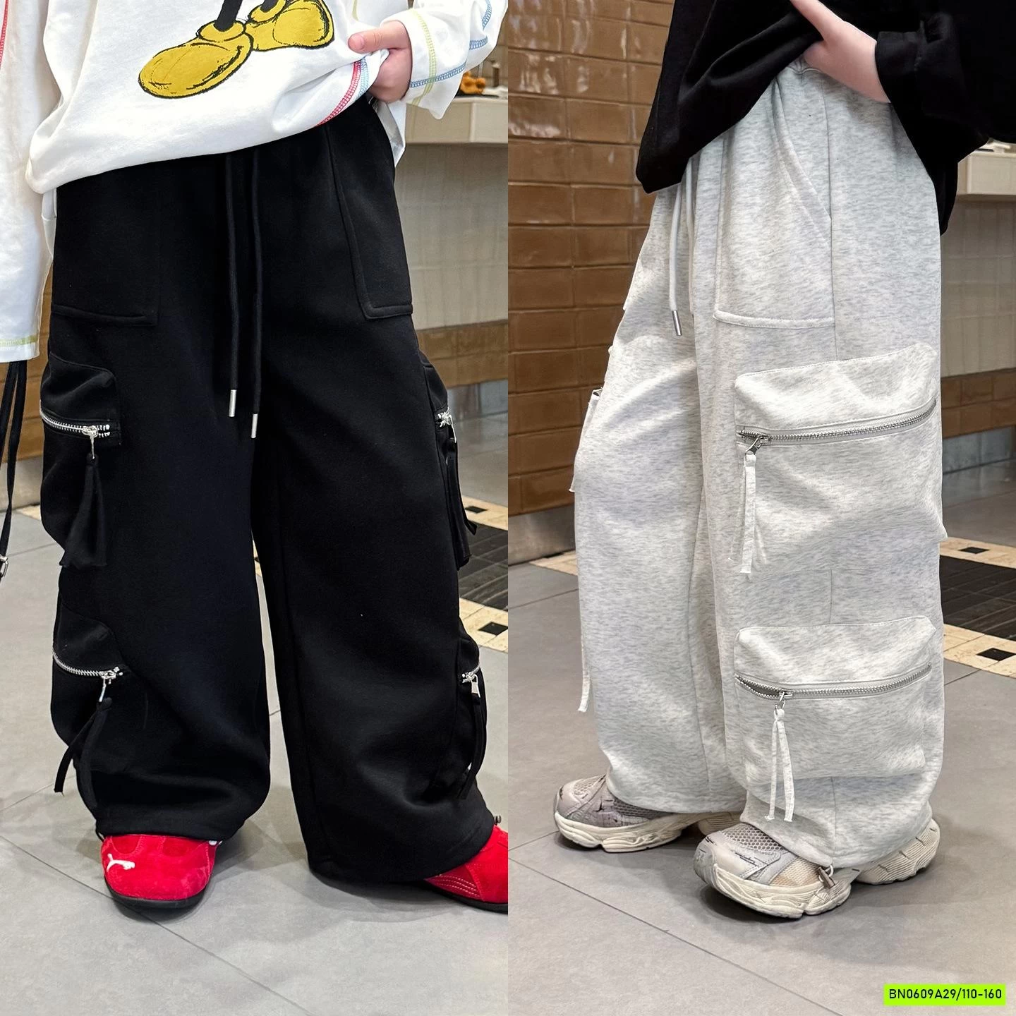 QUẦN SUÔNG NỈ TÚI HỘP KHÓA