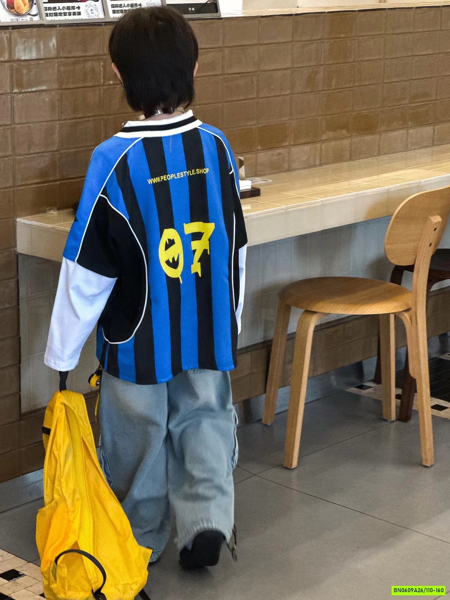 ÁO THUN THỂ THAO SỌC XANH GIẢ 2 LỚP