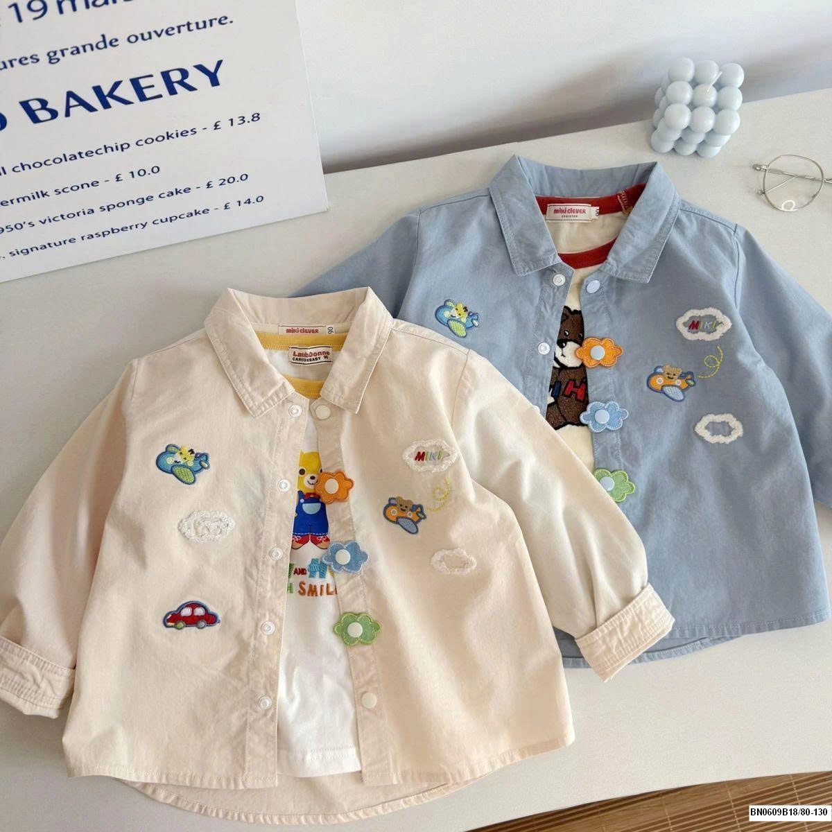 ÁO SƠ MI Ô TÔ DỄ THƯƠNG