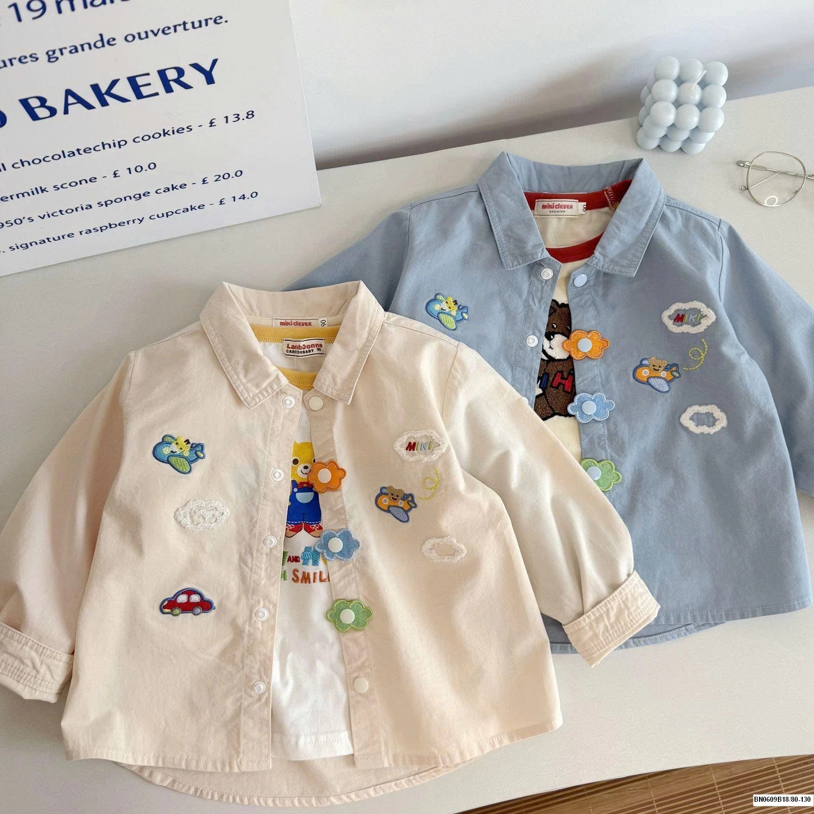 ÁO SƠ MI Ô TÔ DỄ THƯƠNG