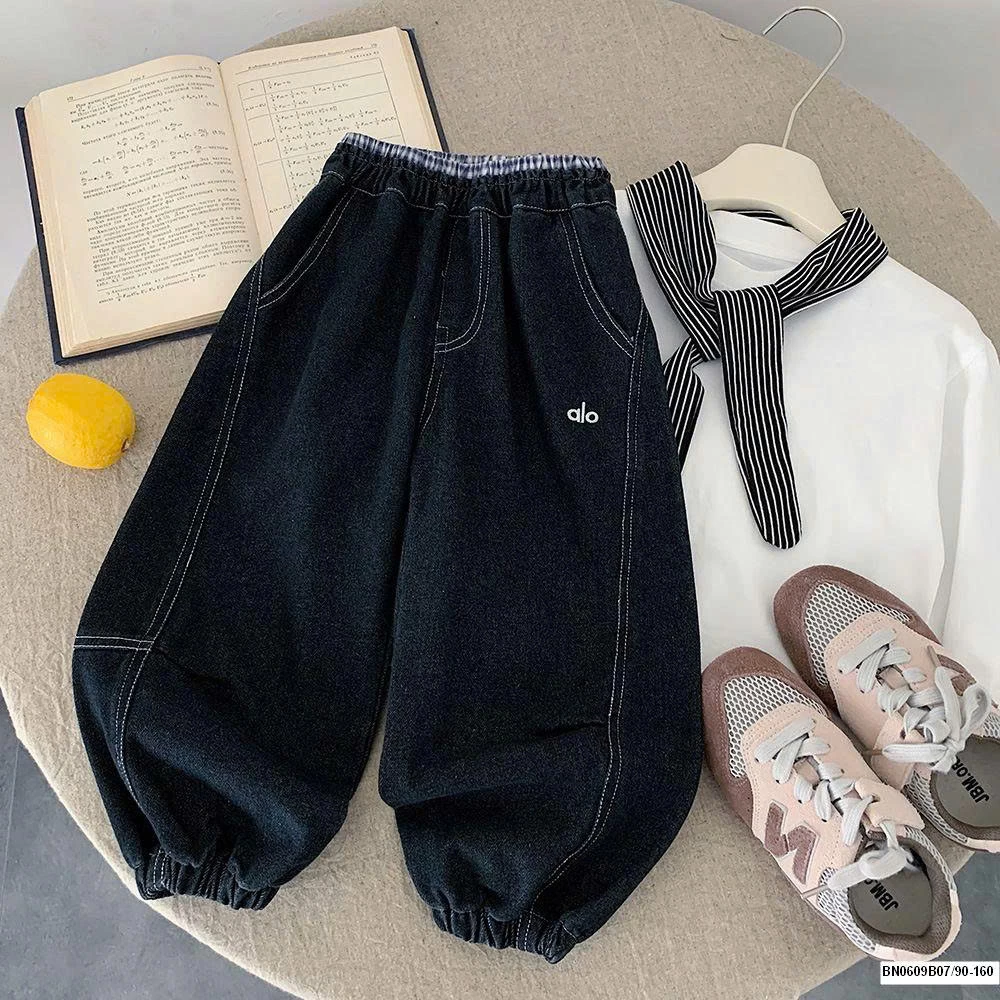 QUẦN JEAN BÓ GẤU CẠP CHUN