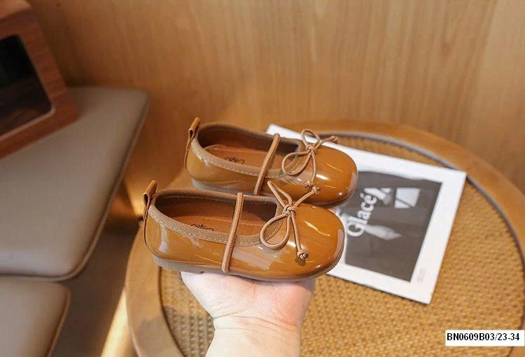 GIÀY BÚP BÊ NƠ DA BÓNG