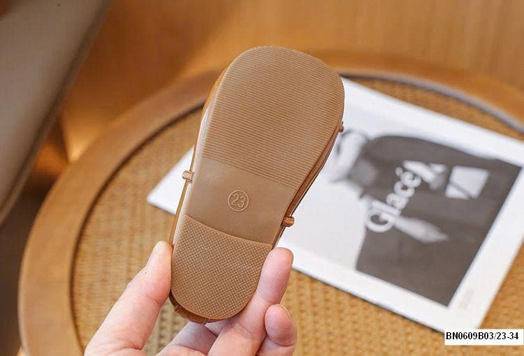 GIÀY BÚP BÊ NƠ DA BÓNG