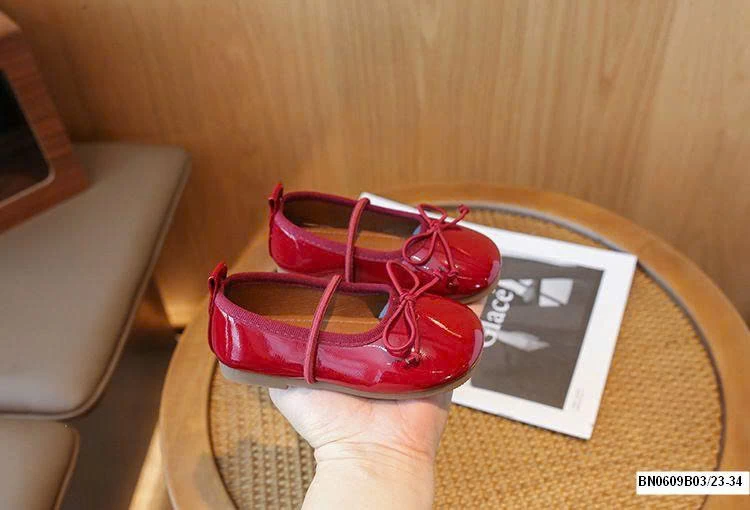 GIÀY BÚP BÊ NƠ DA BÓNG