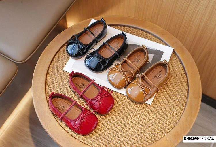 GIÀY BÚP BÊ NƠ DA BÓNG