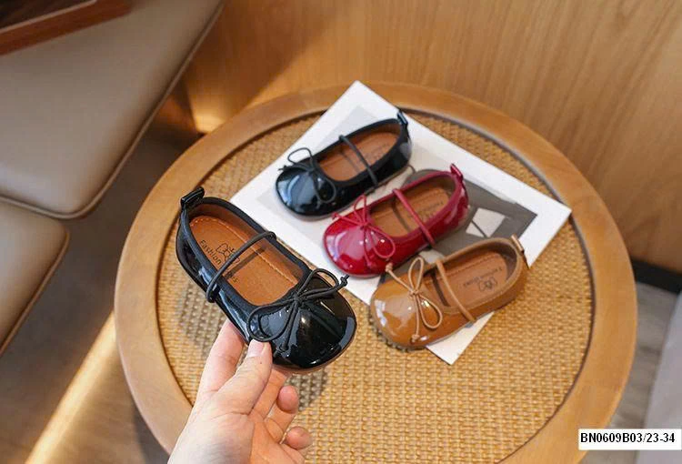 GIÀY BÚP BÊ NƠ DA BÓNG