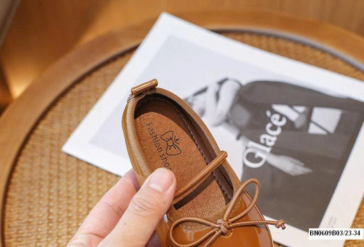 GIÀY BÚP BÊ NƠ DA BÓNG