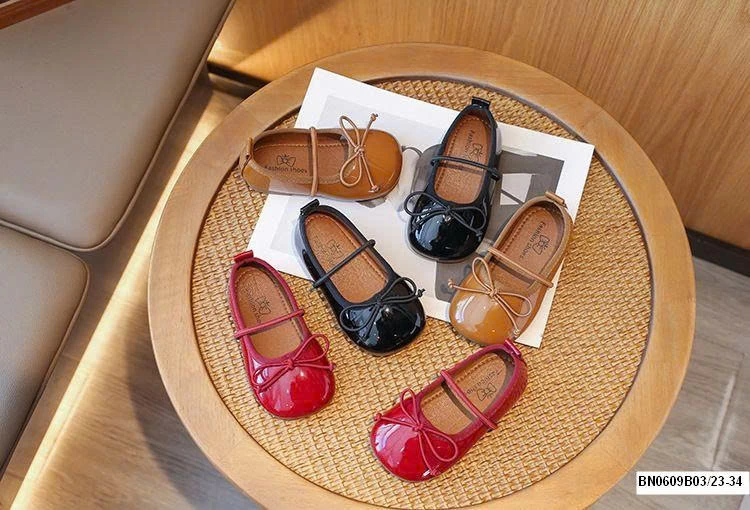 GIÀY BÚP BÊ NƠ DA BÓNG