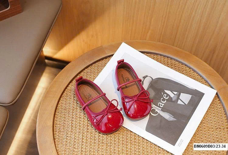 GIÀY BÚP BÊ NƠ DA BÓNG