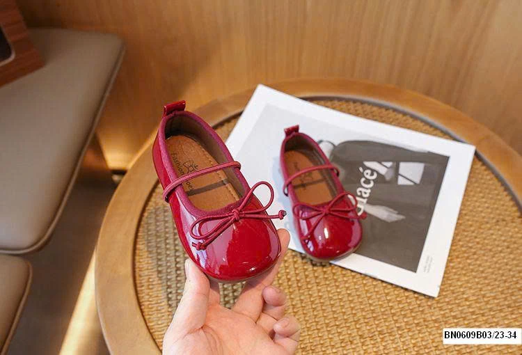 GIÀY BÚP BÊ NƠ DA BÓNG